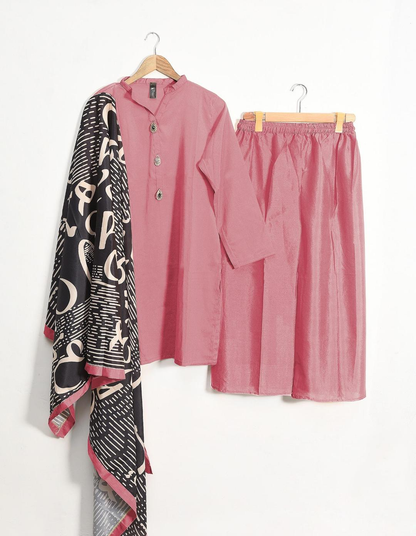 Grip Shirt & Trouser with Calligraphy Dupatta 112KD