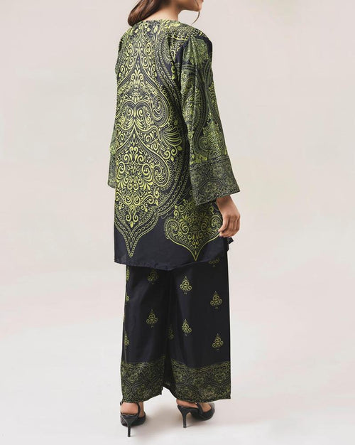 Muse Green- Printed Shirt & Trouser 55KD