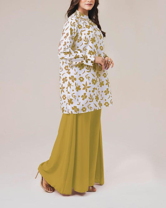 Stylish Grip Shirt with Palazzo 141KD