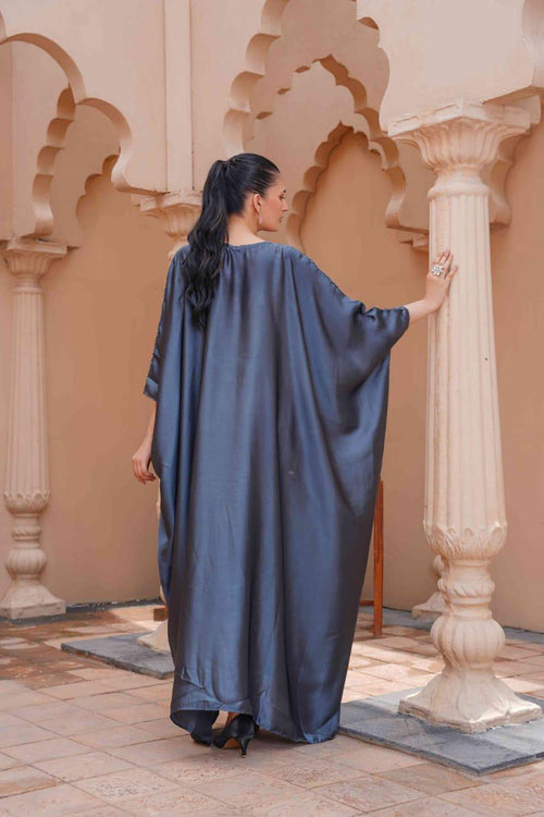 SILK KAFTAN GOWN 1 PCs 34LBKH