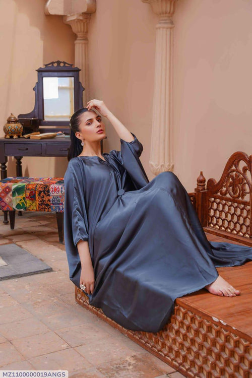 SILK KAFTAN GOWN 1 PCs 34LBKH